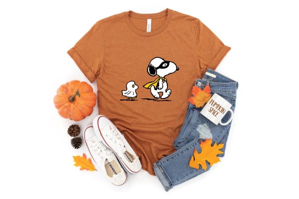 Snoopy Woodstock Peanuts Gang Fall Autumn Halloween Costume Shirt