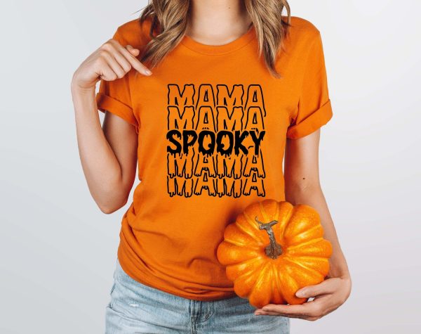 Spooky Mama Halloween Shirt For Mom