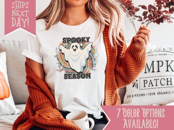 Spooky Season Cute Ghost Halloween Shirt