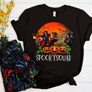 Spooky Squad Halloween Horror Friends Shirt