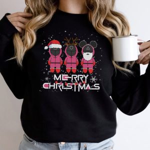 Squid Game Christmas Sweatshirt Gift For Fans