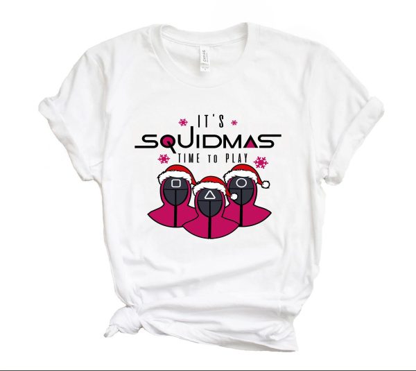 Squidmas Time To Play Squid Game Christmas Netflix Movie KDrama T-Shirt