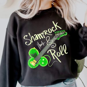 St Patrick’s Day Guitarist Shamrock N Roll Shirt St Patrick’s Day Guitarist Shamrock N Roll Shirt