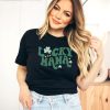 St Patricks Day Mama Lucky Mommy Family Leopard Print Shirt