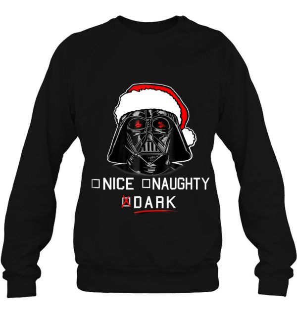 Star Wars Darth Vader Dark List Santa Christmas Sweatshirt