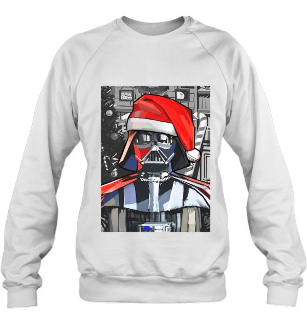 Star Wars Darth Vader Santa Hat Christmas Painting Sweatshirt