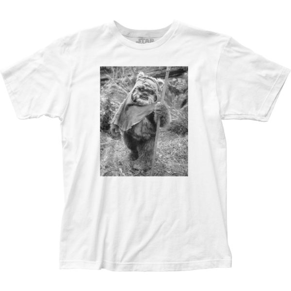 Star Wars Personality Portrait Wicket Mens T Shirt White