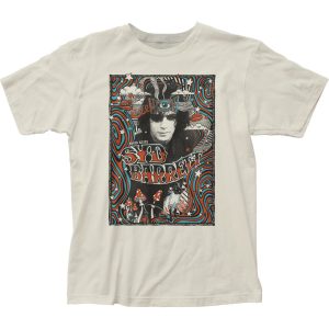 Syd Barrett Melty Poster Mens T Shirt Vintage White