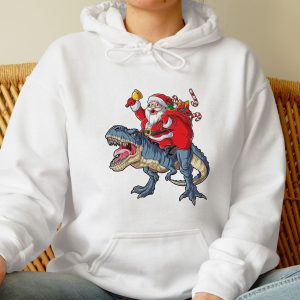 T-Rex Santa Dino Funny Sweatshirt For Kids T-Rex Santa Dino Funny Sweatshirt For Kids