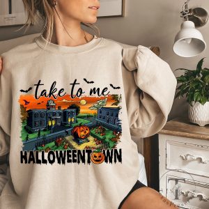 Take Me To Halloweentown Pumpkin Sweatshirt
