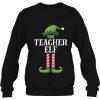 Teacher Elf Matching Family Group Christmas Party Pajama Sweatshirt