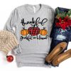 Thankful Grateful Blessed Shirt Thanksgiving T-Shirt