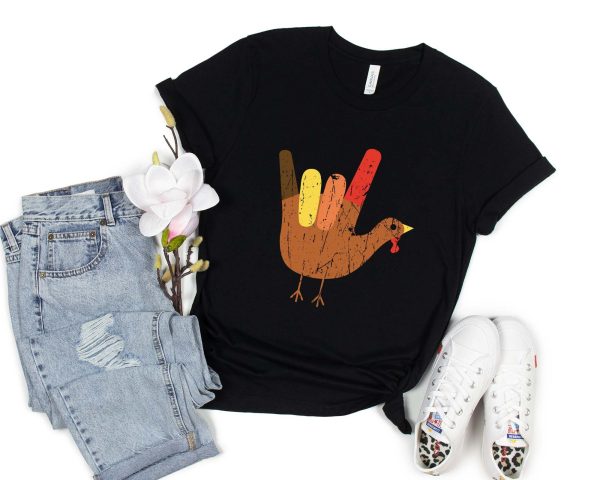 Thankful Turkey Thanksgiving Funny Shirt