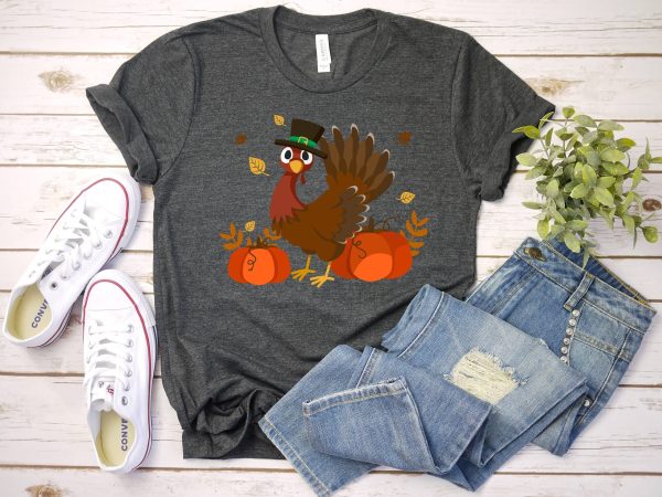 Thankful Womens Fall Thanksgiving Shirt