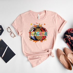 Thanksgiving Teacher Shirt Thankful Grateful Blessed