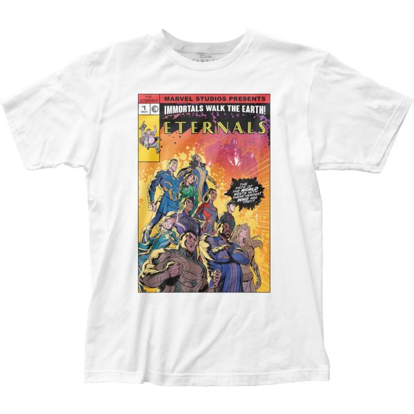 The Eternals Retro Comic Who Are They Mens T Shirt White
