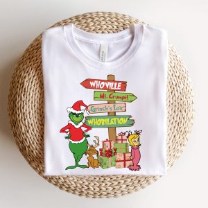 The Grinch Layered Whoville Mr Crumpit Grinch&rsquo;s Lair Whobilation Christmas Sweatshirt
