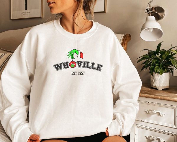 The Grinch Whoville EST 1957 Christmas Sweatshirt