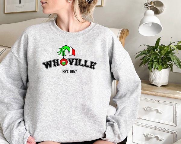 The Grinch Whoville EST 1957 Christmas Sweatshirt