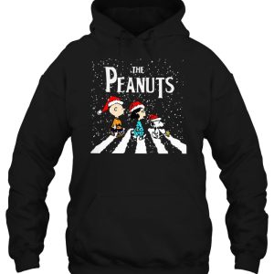 The Peanuts Abbey Road Christmas Version Shirt For Lovers Snoopy