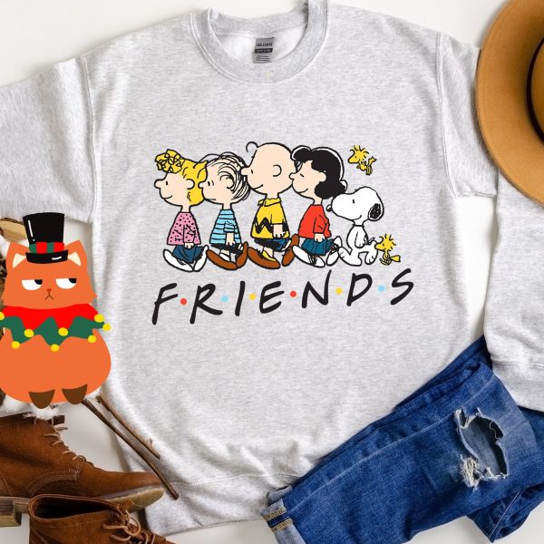 The Peanuts Snoopy Friends Funny Christmas Sweatshirt
