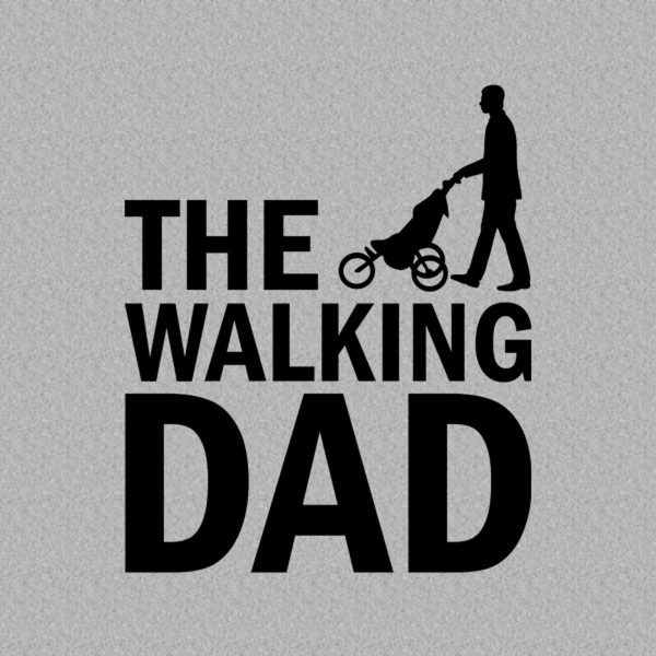 The walking dad – T-shirt