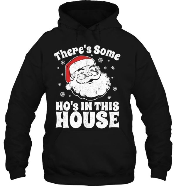 There’s Some Ho’s In This House Funny Christmas Santa Gift Hoodie