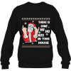 There’s Some Hos In This House Funny Christmas Santa Ugly Shirts