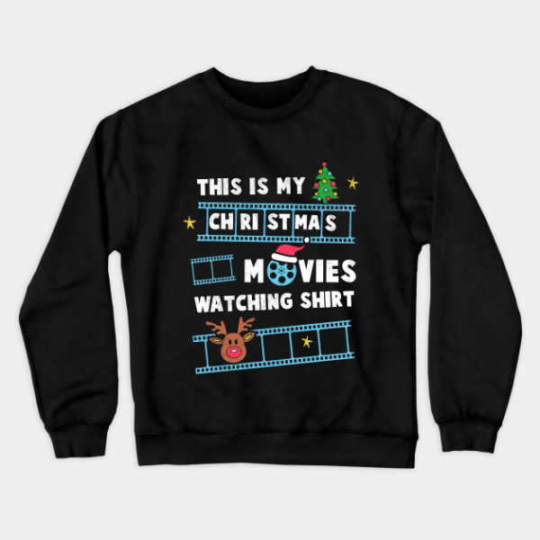 This Is My Christmas Movies Watching Shirt Funny Xmas Gift Holiday