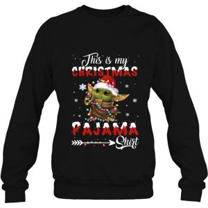 This Is My Christmas Pajama Baby Yoda Funny Shirts For Babies