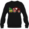 Tractor Carrying Christmas Tree Shirt Boy Kid Toddler Sweatshirt
