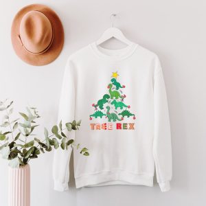 Tree Rex Christmas Dinosaur Sweater Sweatshirt 1 Tree Rex Christmas Dinosaur Sweater Sweatshirt 3