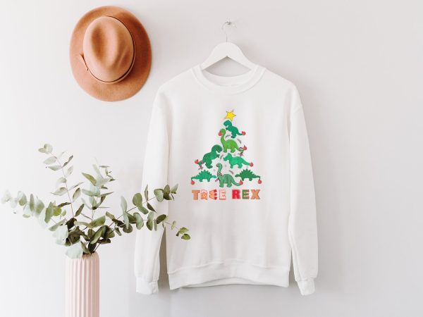 Tree Rex Christmas Dinosaur Sweater Sweatshirt