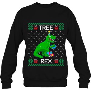 Tree Rex Christmas Dinosaur Ugly Sweater Matching Family Sweatshirt
