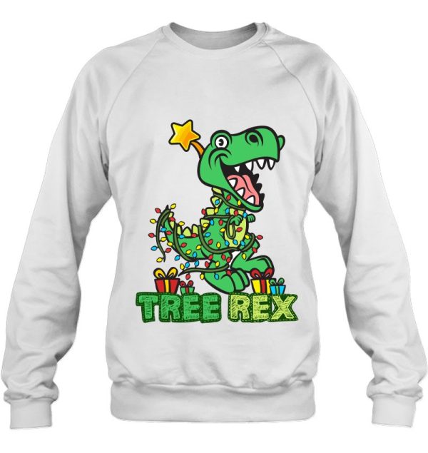 Tree Rex Dinosaur Christmas Design Essential Sweatshirt