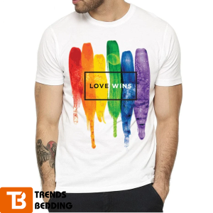 True Love Wins LGBT Gay Pride Power Valentine T-shirt