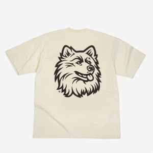 UConn Monochromatic Logo Heavy T 3