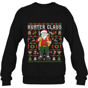 Ugly Christmas Hunter Hunting Forest Santa Claus Gift Sweatshirt