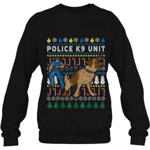 Ugly Christmas Police K9 Unit Holiday Sweater Sweatshirt
