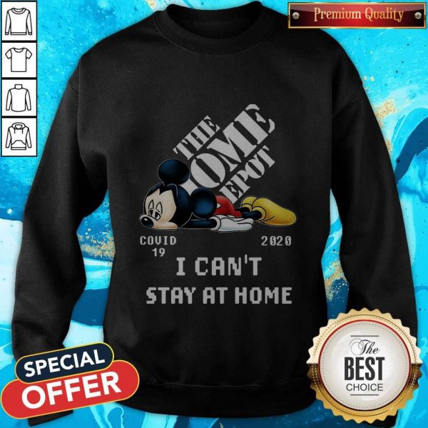 United States Postal Service Mickey Mouse Covid 19 2020 I Can’t Stay At Home Shirt