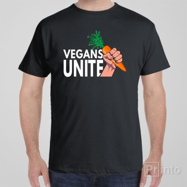 Vegans Unite – T-shirt