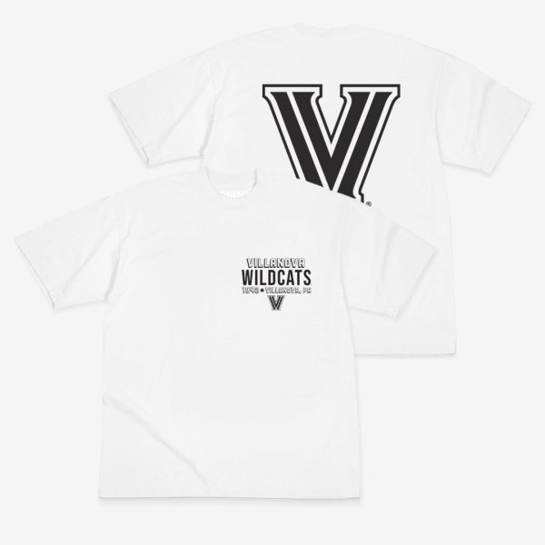 Villanova Monochromatic Logo Heavy T