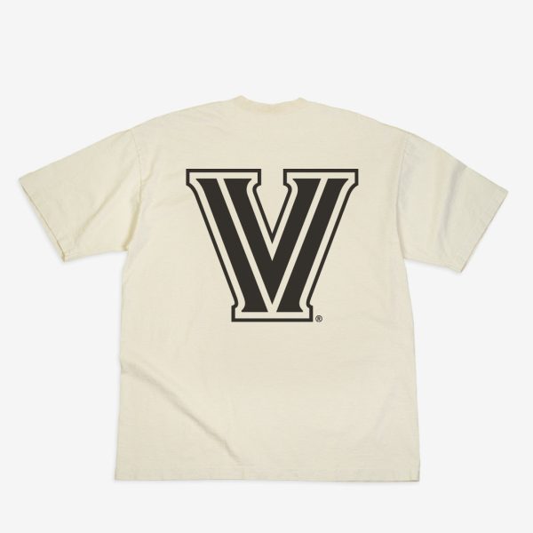 Villanova Monochromatic Logo Heavy T