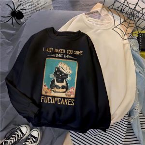 Vintage Black Cat Oversized Tshirt Comfort Colors Women Shirt