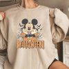 Vintage Disney Ride Mickey Minnie Halloween Not So Scary Disneyland Shirt