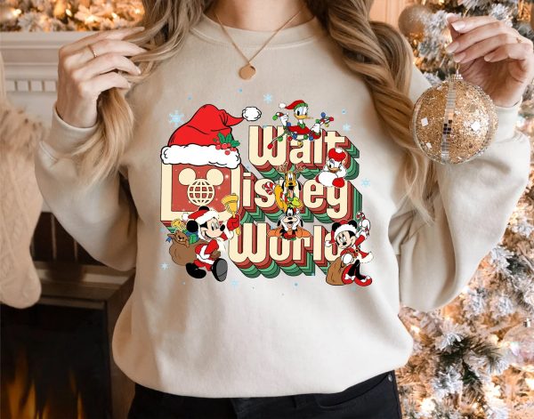 Vintage Walt Disney World Christmas Sweatshirt