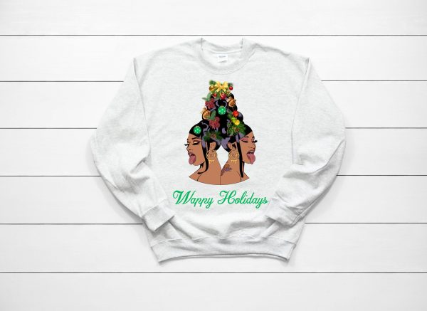 Wappie Cardi B Ugly Christmas Sweatshirt