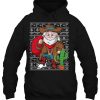 Western Cowboys Santa Claus Ugly Christmas Sweater Pattern Hoodie
