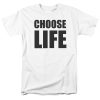 Wham! Choose Life Mens T Shirt White