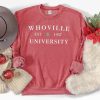 Whoville EST 1957 University Grinch Christmas Sweatshirt